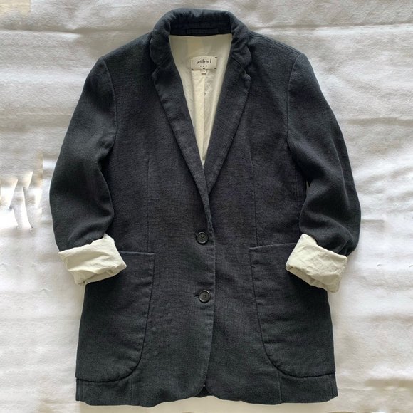 Aritzia Wilfred Linen Blazer - Picture 1 of 13